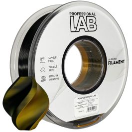 PLA Silk Dual Color Black Gold C/Bobine 1Kg Prof.Lab